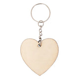 Wooden Heart Key Tags - Pack of 10 - Modern Teaching Aids NZ