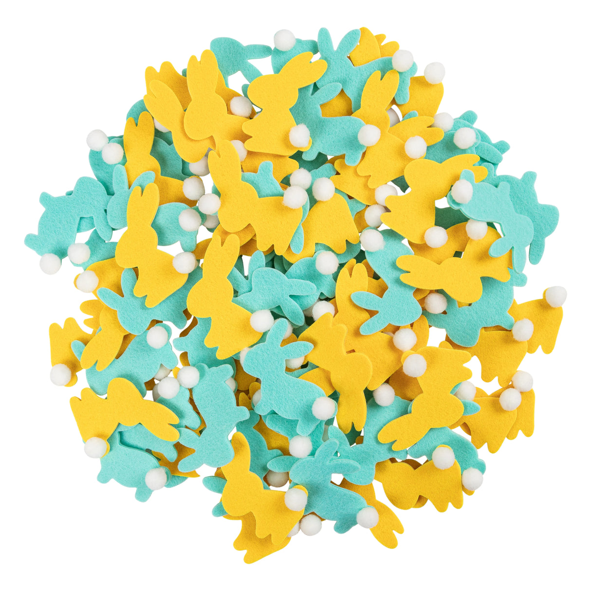 Felt Bunny Stickers - Pack of 100 - Modern Teaching Aids NZ