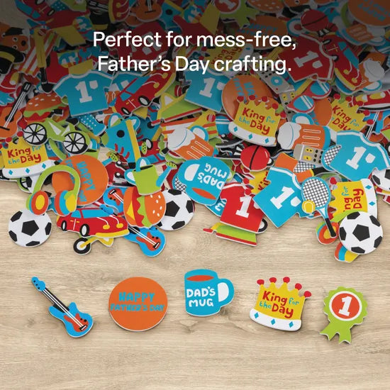 Foam Father's Day Stickers - Pack of 300 - Modern Teaching Aids NZ