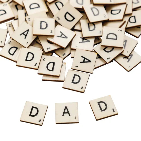 Wooden DAD Tiles - Pack of 90 - Modern Teaching Aids NZ