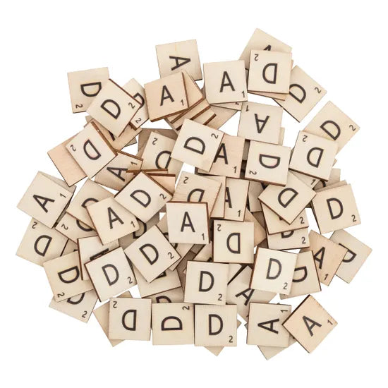 Wooden DAD Tiles - Pack of 90 - Modern Teaching Aids NZ