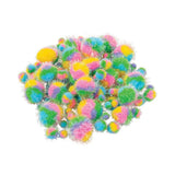 Glitter Pastel Pom Poms - Pack of 100 - Modern Teaching Aids NZ