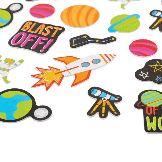 Foam Space Stickers - Pack of 300 - Modern Teaching Aids NZ