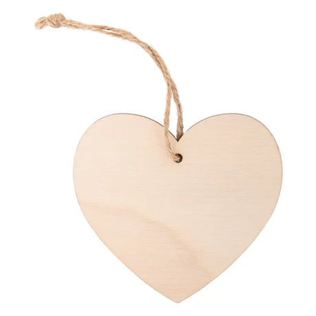 Wooden Heart Ornaments - Pack of 10 - Modern Teaching Aids NZ