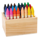 Creatistics Jumbo Crayons - Box of 48 - Modern Teaching Aids NZ