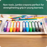 Jumbo Crayons - Box of 12 - Modern Teaching Aids NZ