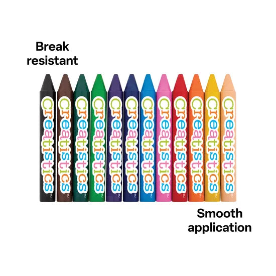 Jumbo Crayons - Box of 12 - Modern Teaching Aids NZ