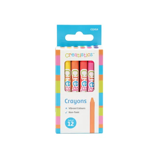 Standard Crayons - Box of 12 - Modern Teaching Aids NZ