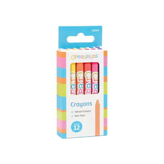 Standard Crayons - Box of 12 - Modern Teaching Aids NZ