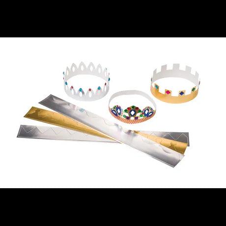 Metallic Crowns - Pack of 12 - Modern Teaching Aids NZ