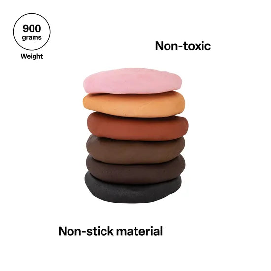 Creatistics Skin Tone Dough - 900g - Modern Teaching Aids NZ