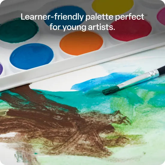 Creatistics Watercolour Palette - 12 Colours - Modern Teaching Aids NZ