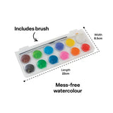 Creatistics Watercolour Palette - 12 Colours - Modern Teaching Aids NZ
