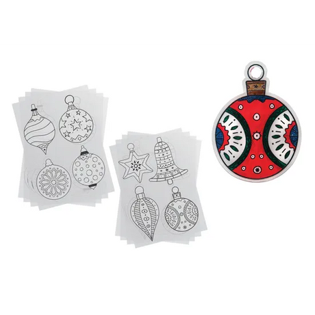 Creatistics Christmas Shrink Film Ornaments- Pack of 12 - Modern Teaching Aids NZ
