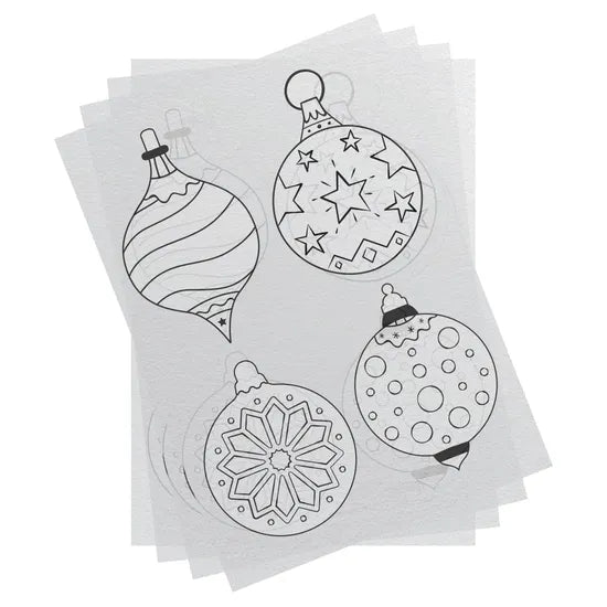 Creatistics Christmas Shrink Film Ornaments- Pack of 12 - Modern Teaching Aids NZ