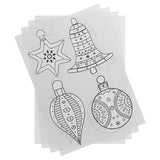 Creatistics Christmas Shrink Film Ornaments- Pack of 12 - Modern Teaching Aids NZ