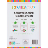 Creatistics Christmas Shrink Film Ornaments- Pack of 12 - Modern Teaching Aids NZ