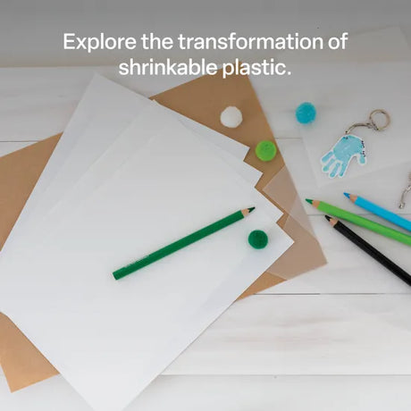 Creatistics White Printable Shrink Film- Pack of 12 - Modern Teaching Aids NZ