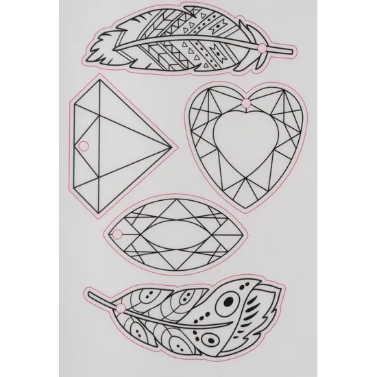 Shrink Film Charms - Pack of 12 - Modern Teaching Aids NZ