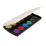 Creatistics Metallic Watercolour Palette - 12 Colours - Modern Teaching Aids NZ