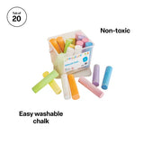 Sidewalk Chalk - Tub of 20 - Modern Teaching Aids NZ