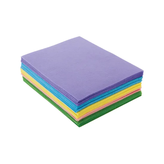 Pastel Felt - Pack of 50 - Modern Teaching Aids NZ