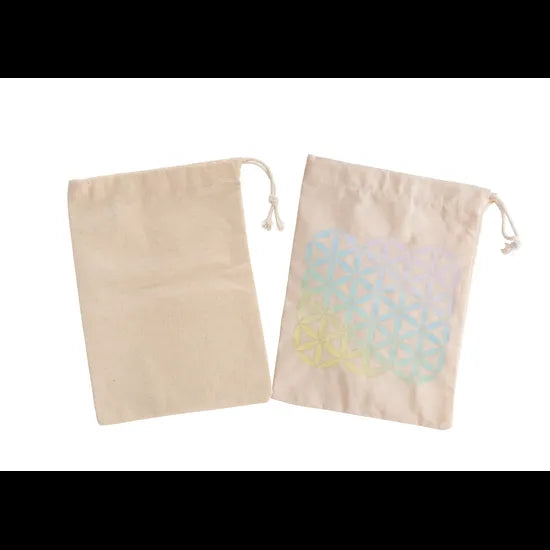 Calico Drawstring Bag - Pack of 10 - Modern Teaching Aids NZ