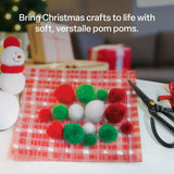 Christmas Assorted Sized Pom Poms - Pack of 300 - Modern Teaching Aids NZ