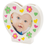 Porcelain Heart Frame - Pack of 10 - Modern Teaching Aids NZ