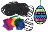 Stained Glass Easter Eggs - Pack of 20 - Modern Teaching Aids NZ