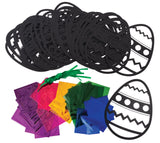 Stained Glass Easter Eggs - Pack of 20 - Modern Teaching Aids NZ