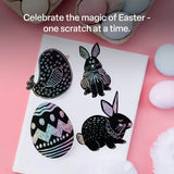 Creatistics Scratch Art Easter Shapes - Pack of 20 - Modern Teaching Aids NZ