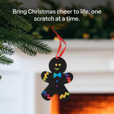 Creatistics Scratch Art Christmas Ornaments- Pack of 30 - Modern Teaching Aids NZ