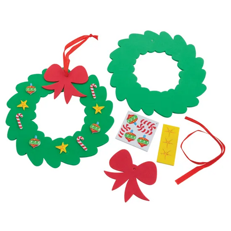 Creatistics Foam Wreath & Embellishments- Pack of 30 - Modern Teaching Aids NZ