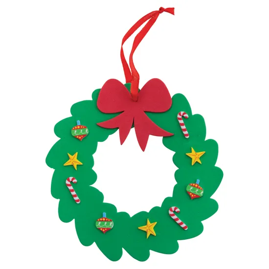 Creatistics Foam Wreath & Embellishments- Pack of 30 - Modern Teaching Aids NZ