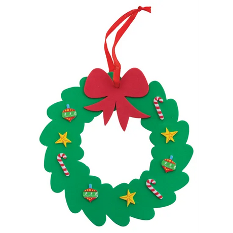 Creatistics Foam Wreath & Embellishments- Pack of 30 - Modern Teaching Aids NZ