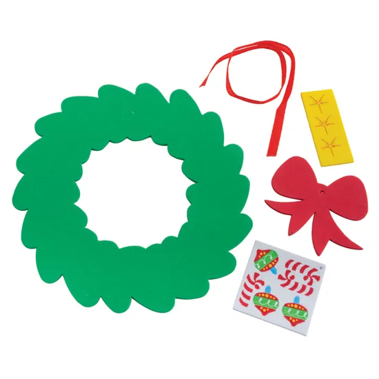 Creatistics Foam Wreath & Embellishments- Pack of 30 - Modern Teaching Aids NZ