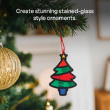 Creatistics Stained Glass Trees & Cellophane- Pack of 20 - Modern Teaching Aids NZ