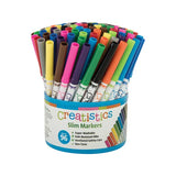 Creatistics Slim Colouring Markers - Tub 96 - Modern Teaching Aids NZ