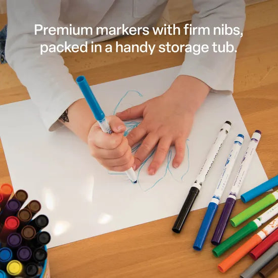 Creatistics Slim Colouring Markers - Tub 96 - Modern Teaching Aids NZ