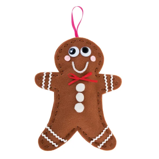 Creatistics Felt Gingerbread Sewing Kit- Pack of 10 - Modern Teaching Aids NZ
