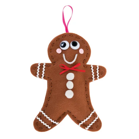 Creatistics Felt Gingerbread Sewing Kit- Pack of 10 - Modern Teaching Aids NZ