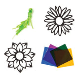 Stained Glass Flowers - Pack of 20 - Modern Teaching Aids NZ
