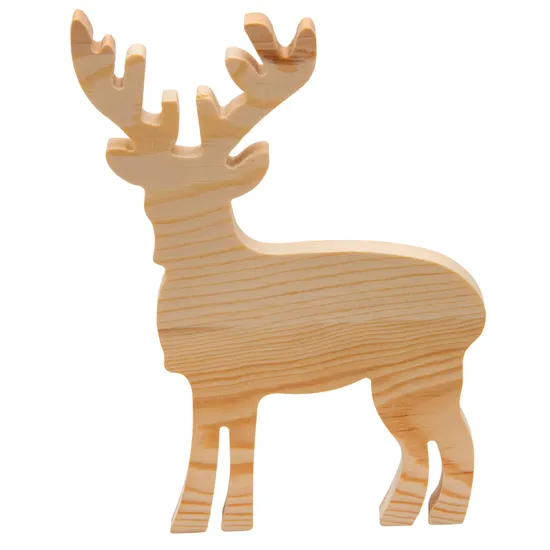 Wooden Reindeer - Pack of 10 - Modern Teaching Aids NZ