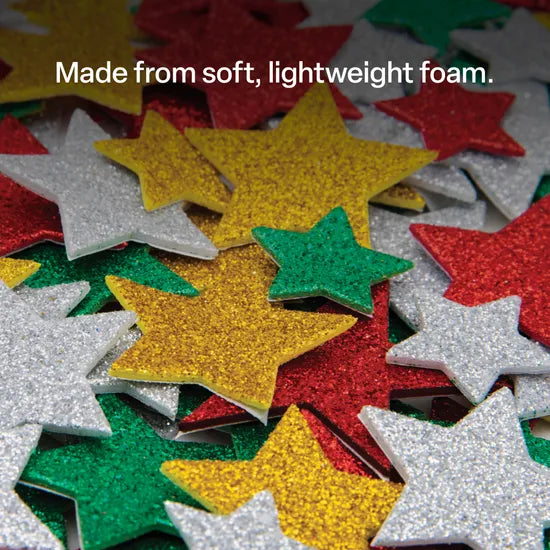 Glitter Star Stickers - Pack of 300 - Modern Teaching Aids NZ