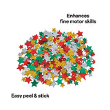 Glitter Star Stickers - Pack of 300 - Modern Teaching Aids NZ