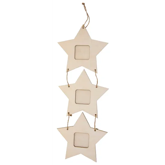 Wooden Star Photo Frames - Pack of 10 - Modern Teaching Aids NZ