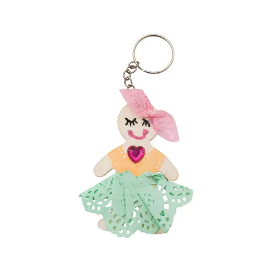 Wooden People Key Tags - Pack of 10 - Modern Teaching Aids NZ