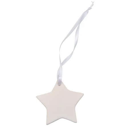Ceramic Star Ornament - Pack of 10 - Modern Teaching Aids NZ