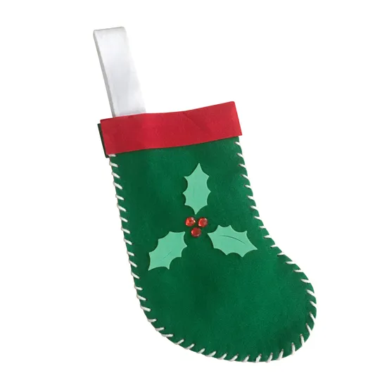 Creatistics Felt Stocking & Embellishments- Pack of 10 - Modern Teaching Aids NZ